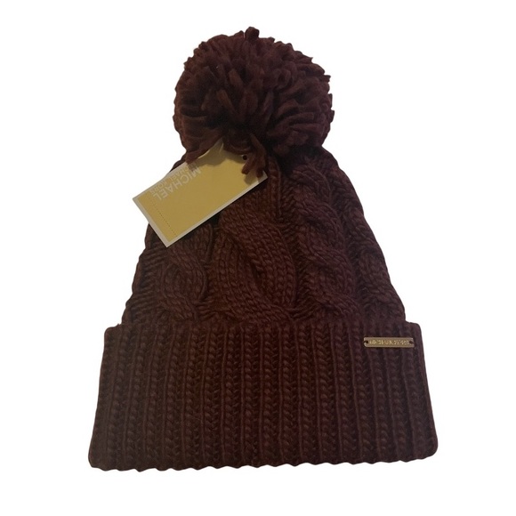 MICHAEL Michael Kors Accessories - Michael Kors Beanie Burgundy
